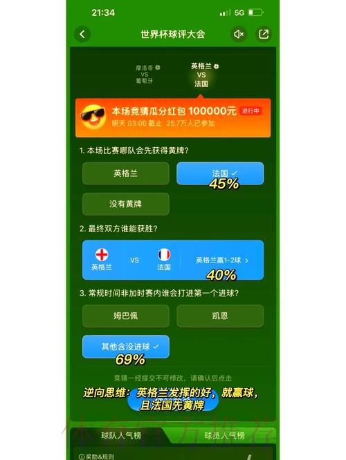2026世界杯竞猜：如何更精准地预测冷门赛事结果